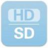 HD-/SD-Auflösung